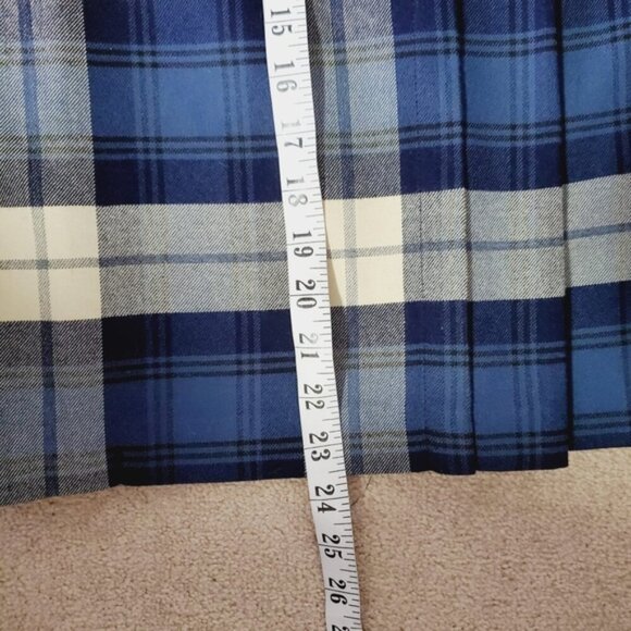 Eddie Bauer Plaid Preppy Equestrian Clueless Academia Wrap Skirt 4 - Picture 5 of 7